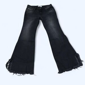 Free People Black Flare Jean